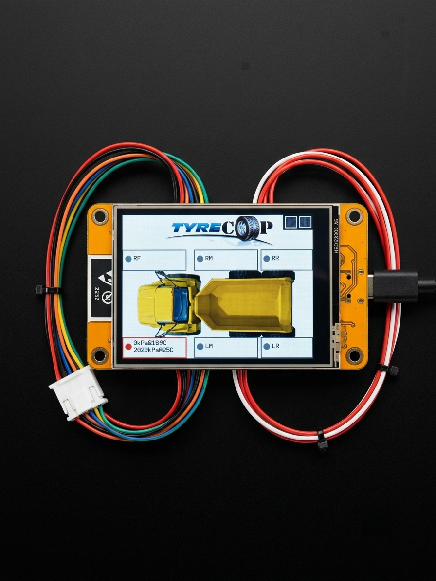 TyreCop Pro + in-cab LED display unit
